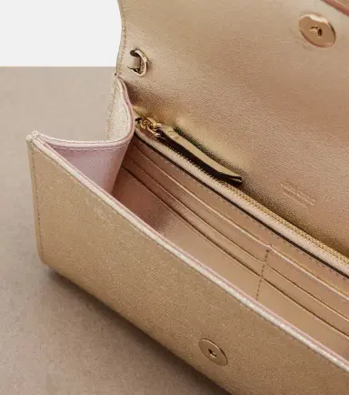 Jimmy Choo Emmie Small metallic leather clutch | Thumbnail 4 Jimmy Choo Emmie Small metallic leather clutch | Thumbnail 4