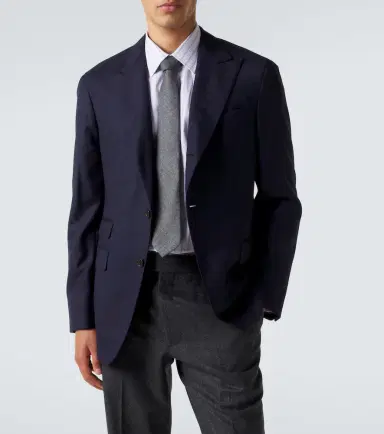 Canali Wool tie | Thumbnail 2 Canali Wool tie | Thumbnail 2