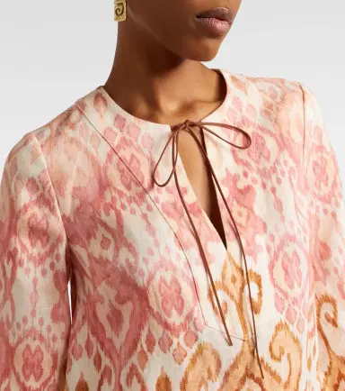 Zimmermann Aster printed linen beach dress | Thumbnail 2 Zimmermann Aster printed linen beach dress | Thumbnail 2