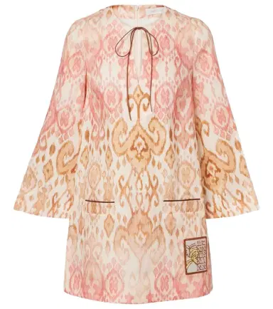 Zimmermann Aster printed linen beach dress | Thumbnail 1 Zimmermann Aster printed linen beach dress | Thumbnail 1