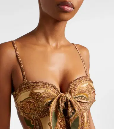 Zimmermann Mahon cutout printed swimsuit | Thumbnail 2 Zimmermann Mahon cutout printed swimsuit | Thumbnail 2