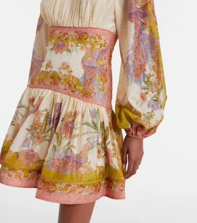 Zimmermann Indra cotton and silk-blend minidress | Thumbnail 2 Zimmermann Indra cotton and silk-blend minidress | Thumbnail 2