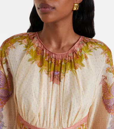 Zimmermann Indra cotton and silk-blend minidress | Thumbnail 4 Zimmermann Indra cotton and silk-blend minidress | Thumbnail 4