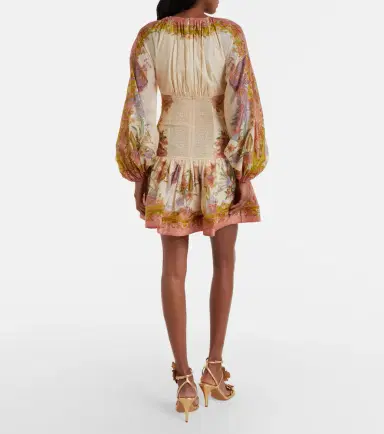 Zimmermann Indra cotton and silk-blend minidress | Thumbnail 5 Zimmermann Indra cotton and silk-blend minidress | Thumbnail 5