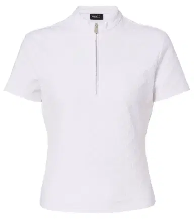 Gucci GG jersey jacquard half-zip top | Thumbnail 1 Gucci GG jersey jacquard half-zip top | Thumbnail 1