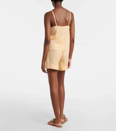 Eres Enjouee linen shorts | Thumbnail 4 Eres Enjouee linen shorts | Thumbnail 4