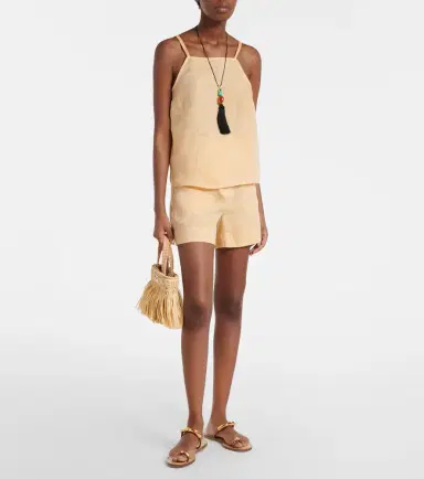 Eres Enjouee linen shorts | Thumbnail 5 Eres Enjouee linen shorts | Thumbnail 5