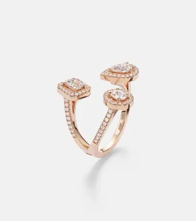 Messika My Twin Trilogy 18kt rose gold ring with diamonds | Thumbnail 4 Messika My Twin Trilogy 18kt rose gold ring with diamonds | Thumbnail 4