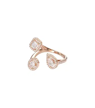Messika My Twin Trilogy 18kt rose gold ring with diamonds | Thumbnail 1 Messika My Twin Trilogy 18kt rose gold ring with diamonds | Thumbnail 1
