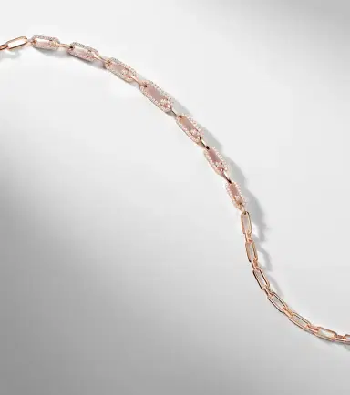 Messika Move Link 18kt rose gold choker with diamonds | Thumbnail 5 Messika Move Link 18kt rose gold choker with diamonds | Thumbnail 5