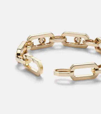 Messika So Move XL 18kt gold chain bracelet with diamonds | Thumbnail 4 Messika So Move XL 18kt gold chain bracelet with diamonds | Thumbnail 4