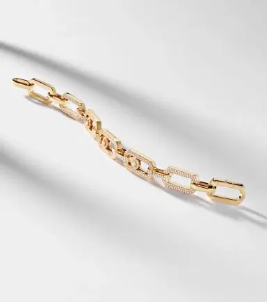 Messika So Move XL 18kt gold chain bracelet with diamonds | Thumbnail 5 Messika So Move XL 18kt gold chain bracelet with diamonds | Thumbnail 5