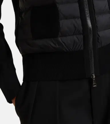 Moncler Tricot down-paneled virgin wool cardigan | Thumbnail 3 Moncler Tricot down-paneled virgin wool cardigan | Thumbnail 3