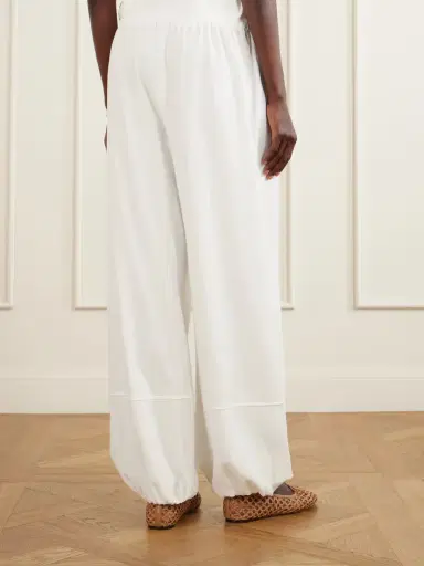 Stella McCartney Embellished Cotton-crepe Balloon Pants | Thumbnail 3 Stella McCartney Embellished Cotton-crepe Balloon Pants | Thumbnail 3