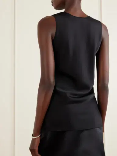 Stella McCartney Draped Satin Blouse | Thumbnail 3 Stella McCartney Draped Satin Blouse | Thumbnail 3