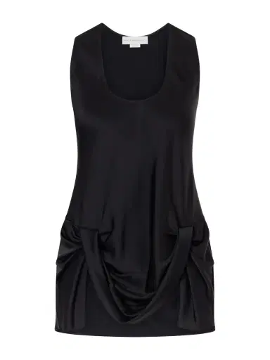 Stella McCartney Draped Satin Blouse | Thumbnail 1 Stella McCartney Draped Satin Blouse | Thumbnail 1