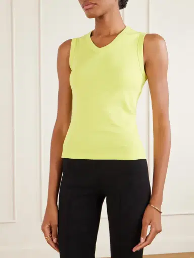 FLORE FLORE Jill Organic Cotton-jersey Tank Top | Thumbnail 5 FLORE FLORE Jill Organic Cotton-jersey Tank Top | Thumbnail 5