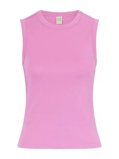 FLORE FLORE Esmé Ribbed Organic Cotton-jersey Tank | Thumbnail 1 FLORE FLORE Esmé Ribbed Organic Cotton-jersey Tank | Thumbnail 1