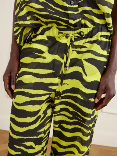 The Attico Zebra-print Cotton Mid-rise Wide-leg Pants | Thumbnail 4 The Attico Zebra-print Cotton Mid-rise Wide-leg Pants | Thumbnail 4