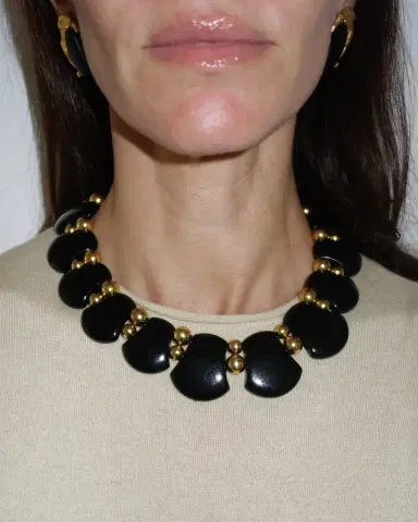 Jen Wonders Studio Glossy Black Chocker | Thumbnail 6 Jen Wonders Studio Glossy Black Chocker | Thumbnail 6
