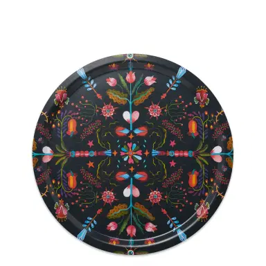 La DoubleJ Round Printed Tray | Thumbnail 1 La DoubleJ Round Printed Tray | Thumbnail 1