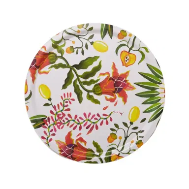 La DoubleJ Round Printed Tray | Thumbnail 1 La DoubleJ Round Printed Tray | Thumbnail 1