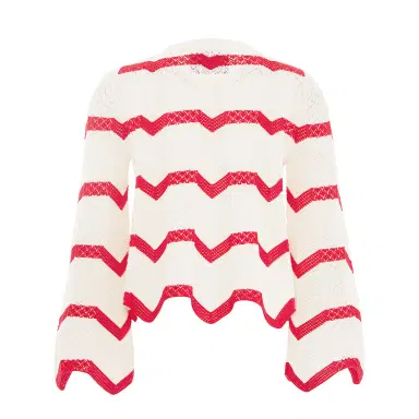 La DoubleJ Chevron Crop Sweater | Thumbnail 5 La DoubleJ Chevron Crop Sweater | Thumbnail 5
