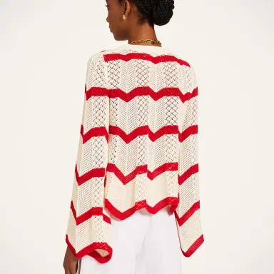 La DoubleJ Chevron Crop Sweater | Thumbnail 8 La DoubleJ Chevron Crop Sweater | Thumbnail 8