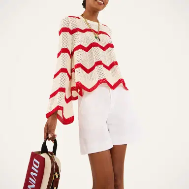 La DoubleJ Chevron Crop Sweater | Thumbnail 9 La DoubleJ Chevron Crop Sweater | Thumbnail 9