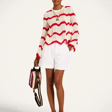 La DoubleJ Chevron Crop Sweater | Thumbnail 10 La DoubleJ Chevron Crop Sweater | Thumbnail 10