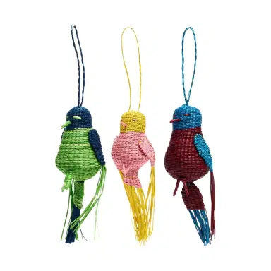 La DoubleJ Bird Holiday Ornaments Set Of 3 | Thumbnail 1 La DoubleJ Bird Holiday Ornaments Set Of 3 | Thumbnail 1