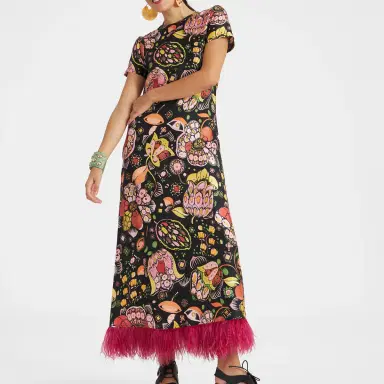 La DoubleJ Swing Dress (With Feathers) | Thumbnail 2 La DoubleJ Swing Dress (With Feathers) | Thumbnail 2