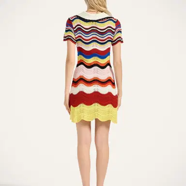 La DoubleJ Chevron Mini Dress | Thumbnail 2 La DoubleJ Chevron Mini Dress | Thumbnail 2