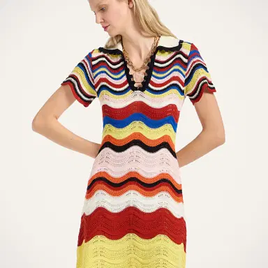 La DoubleJ Chevron Mini Dress | Thumbnail 3 La DoubleJ Chevron Mini Dress | Thumbnail 3