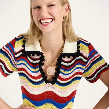La DoubleJ Chevron Mini Dress | Thumbnail 4 La DoubleJ Chevron Mini Dress | Thumbnail 4
