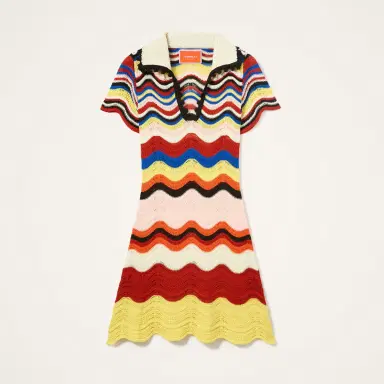 La DoubleJ Chevron Mini Dress | Thumbnail 5 La DoubleJ Chevron Mini Dress | Thumbnail 5