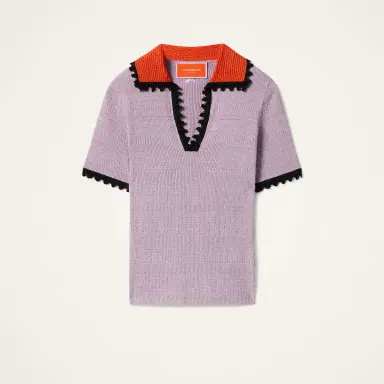 La DoubleJ Picket Polo Top | Thumbnail 6 La DoubleJ Picket Polo Top | Thumbnail 6