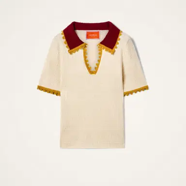 La DoubleJ Picket Polo Top | Thumbnail 6 La DoubleJ Picket Polo Top | Thumbnail 6