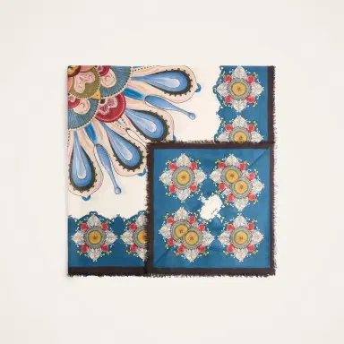 La DoubleJ Square Scarf | Thumbnail 4 La DoubleJ Square Scarf | Thumbnail 4