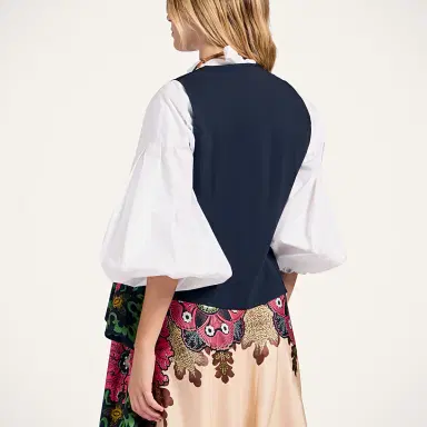 La DoubleJ Reversible Scarf Gilet | Thumbnail 2 La DoubleJ Reversible Scarf Gilet | Thumbnail 2
