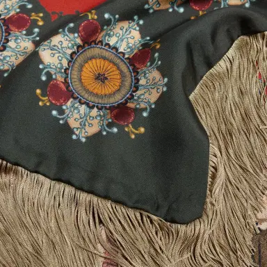 La DoubleJ Fringe Triangle Scarf | Thumbnail 5 La DoubleJ Fringe Triangle Scarf | Thumbnail 5
