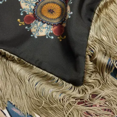La DoubleJ Fringe Triangle Scarf | Thumbnail 6 La DoubleJ Fringe Triangle Scarf | Thumbnail 6