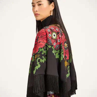 La DoubleJ Reversible Mini Poncho | Thumbnail 4 La DoubleJ Reversible Mini Poncho | Thumbnail 4