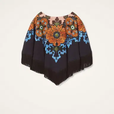 La DoubleJ Reversible Mini Poncho | Thumbnail 6 La DoubleJ Reversible Mini Poncho | Thumbnail 6