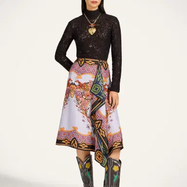 La DoubleJ Scarf Skirt | Thumbnail 3 La DoubleJ Scarf Skirt | Thumbnail 3