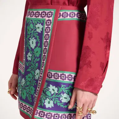 La DoubleJ Mini Foulard Skirt | Thumbnail 4 La DoubleJ Mini Foulard Skirt | Thumbnail 4