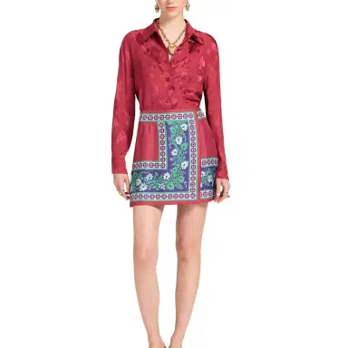 La DoubleJ Mini Foulard Skirt | Thumbnail 1 La DoubleJ Mini Foulard Skirt | Thumbnail 1
