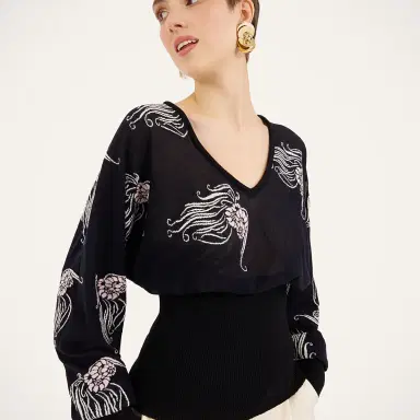La DoubleJ Winged Knit Top | Thumbnail 3 La DoubleJ Winged Knit Top | Thumbnail 3