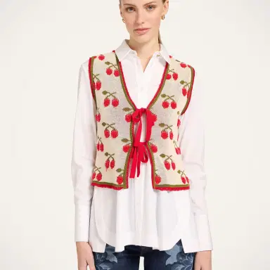La DoubleJ Cherry Gilet | Thumbnail 3 La DoubleJ Cherry Gilet | Thumbnail 3