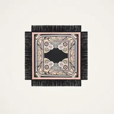 La DoubleJ Reversible Fringe Foulard 90 | Thumbnail 6 La DoubleJ Reversible Fringe Foulard 90 | Thumbnail 6